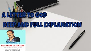 A Letter to God a Deep and Full Explanation in English