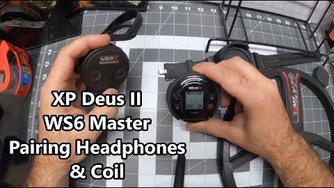 XP Deus II WS6 Master Pairing Headphones and Coil