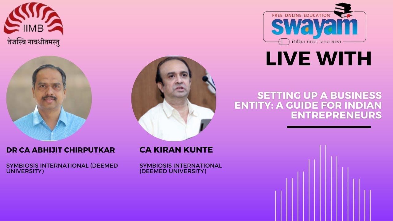 IIMB Swayam Course Live Session - Week 7 & 8