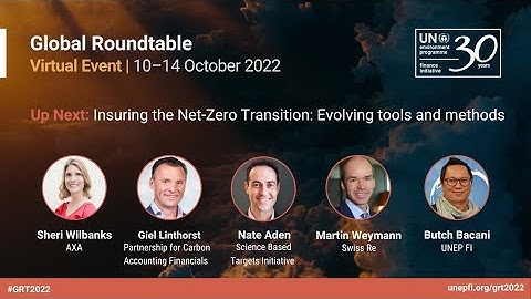 GRT 2022 - Insuring the Net-Zero Transition: Evolving tools and methods