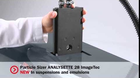 FRITSCH Particle Sizer ANALYSETTE 28 ImageTec