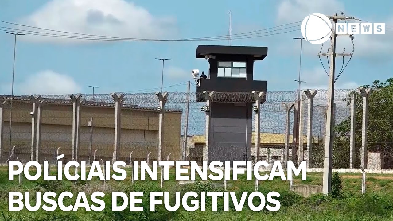 Policiais intensificam buscas de fugitivos de Mossoró em sexto dia de operação