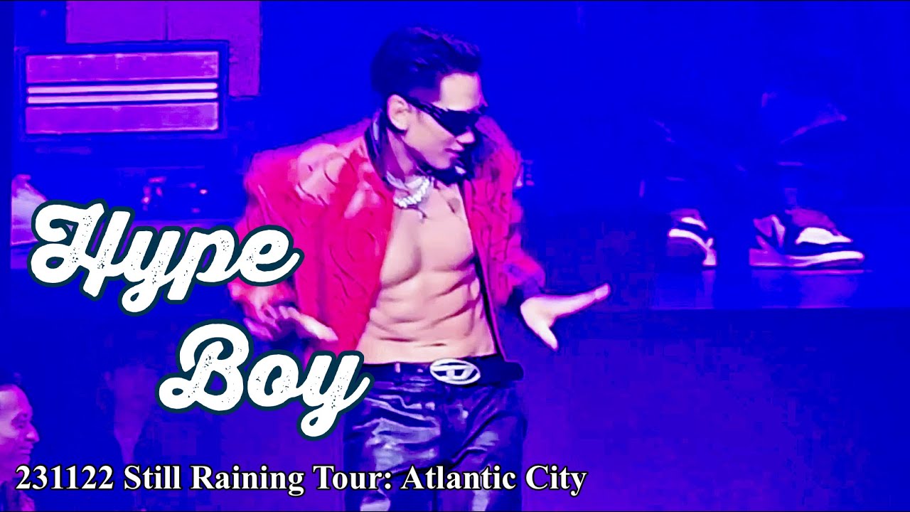 [8K FanCam] 비(Rain/ 정지훈) - Hype Boy｜231122 Still Raining Tour: Atlantic ...