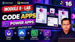Модуль 8, лабораторная работа: Перенос решения в другую среду | Power Apps Code Apps screenshot 5