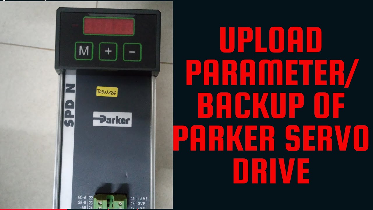 SPDN, TWIN, SPD parker drive upload program/ backup of program - YouTube