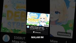 mina debut! #debut #vtubrr #vtuber #debutstream