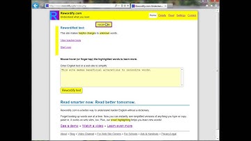 Understand more with Rewordify.com