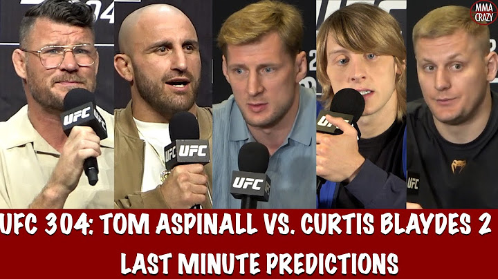 UFC 304: Tom Aspinall vs. Curtis Blaydes 2 Last Minute Picks