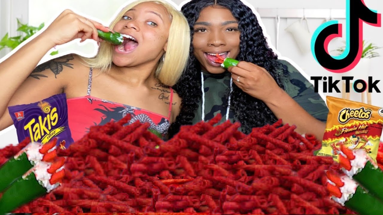 VIRAL TIK TOK | JALAPEÑO WITH CREAM CHEESE AND TAKIS + HOT CHEETOS