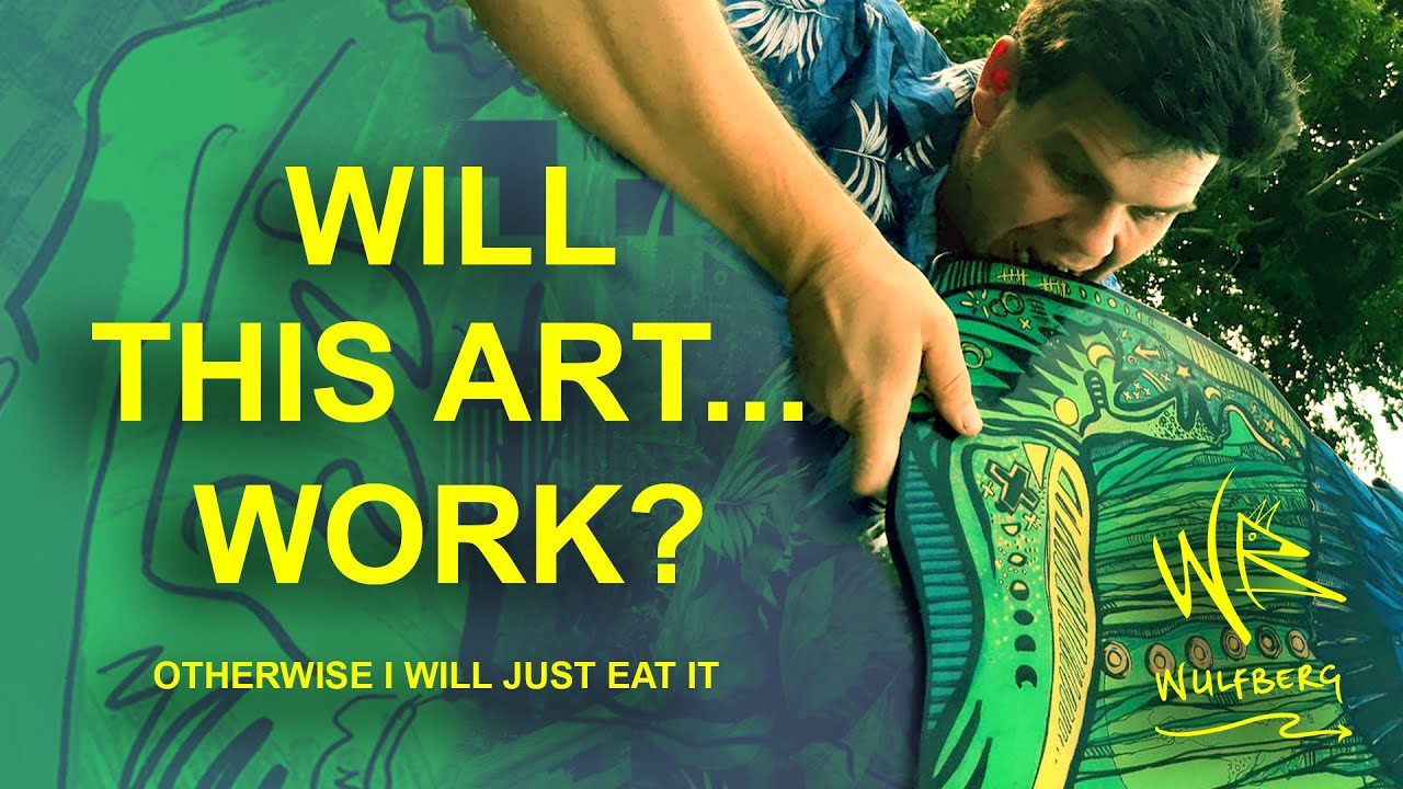 My 1st EVER GLOSSY Art wood panel