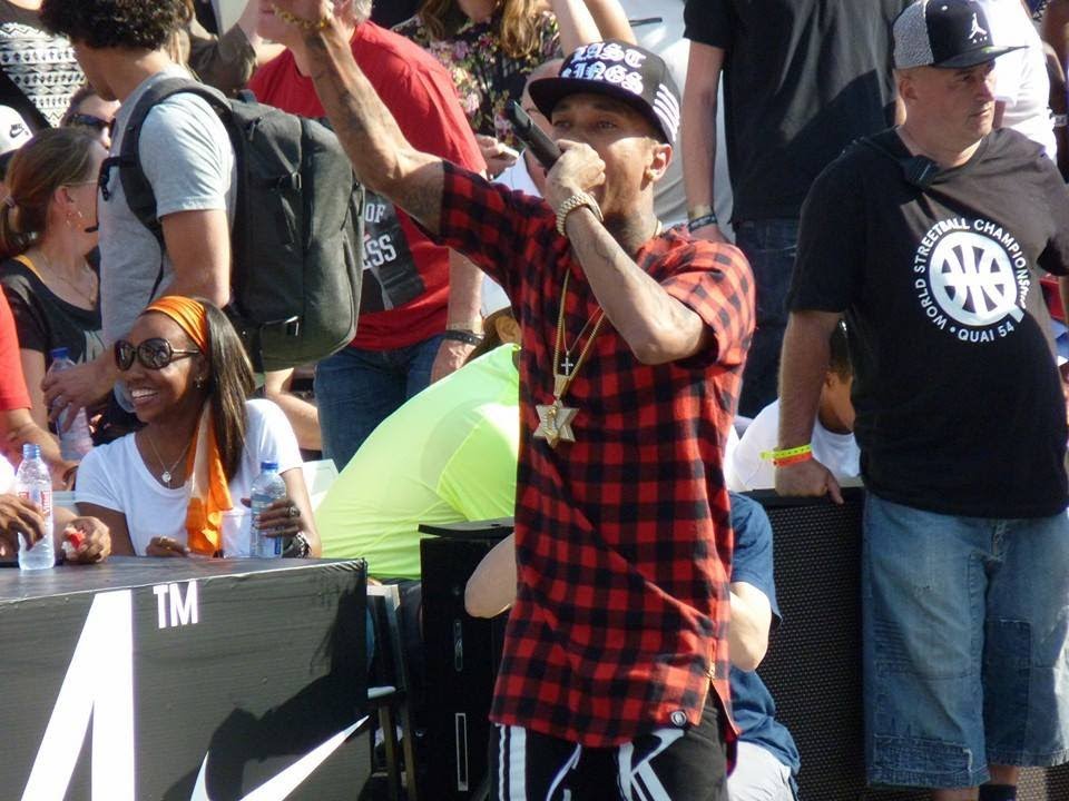 TYGA - Show in Paris @ QUAI 54 BasketBall StreetBall FRANCE 22/06 Trocadero 2014