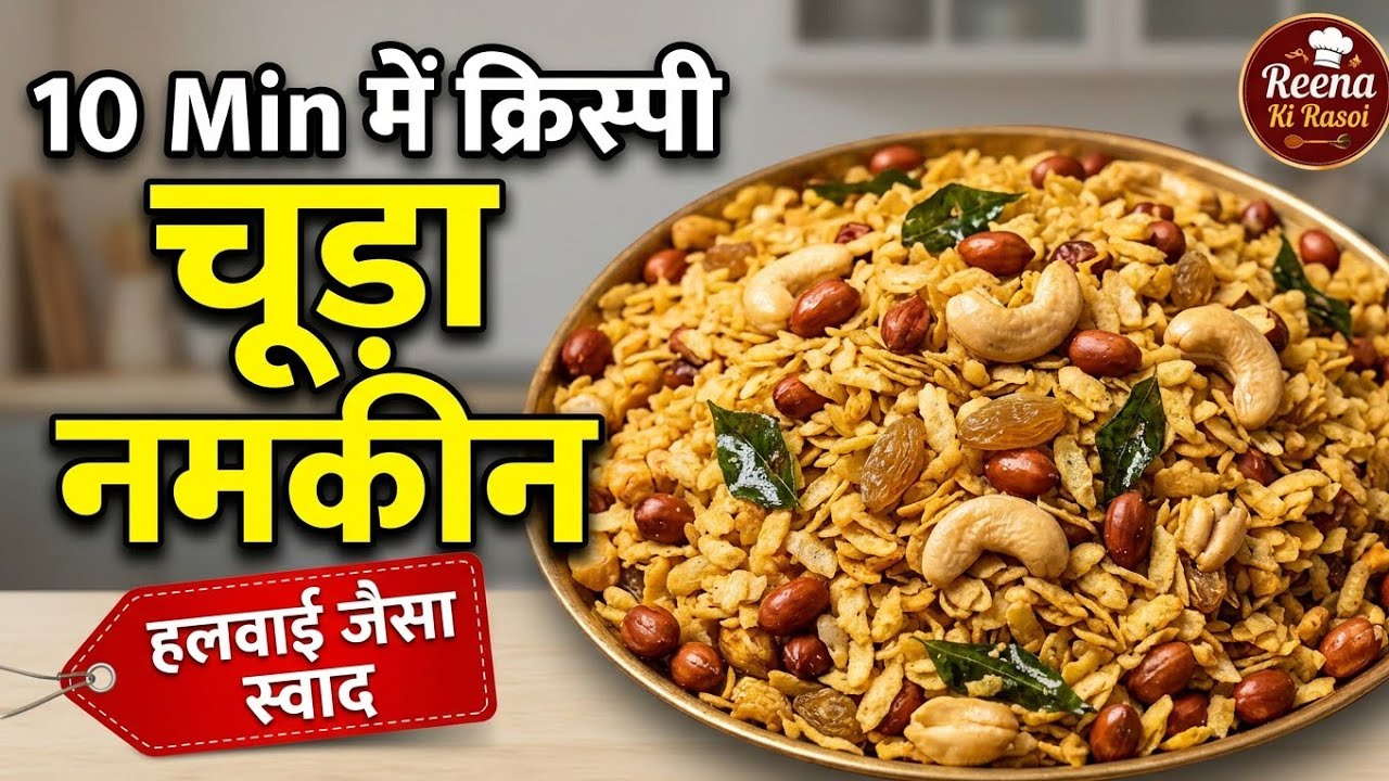 Bihari Chura Mixer Recipe | बिहारी चूरा मिक्सर | Crispy & Ta
