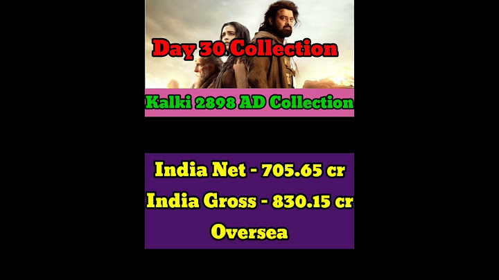 Kalki 30 day collection | Kalki 2898 AD box office collection | Prabhas