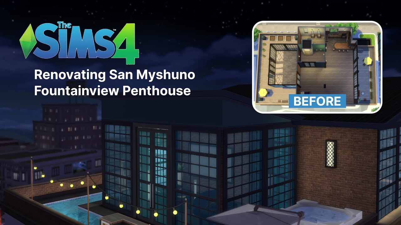 Sims 4 San Myshuno Apartment