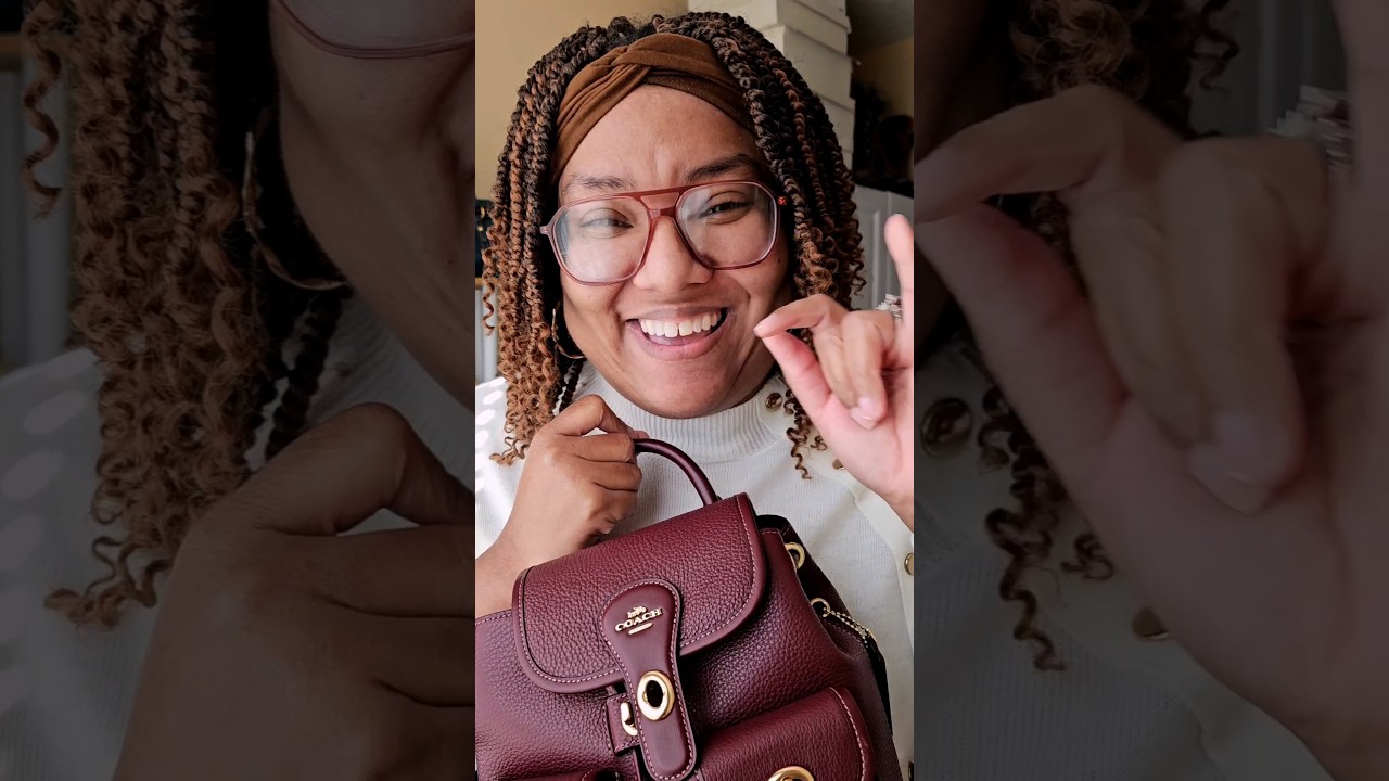 Coach Hadley Backpack on sale for $149! My affiliate link in description & comments! 