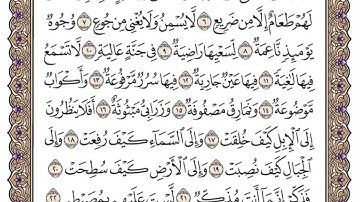 سورة الغاشية / محمد صديق المنشاوي
