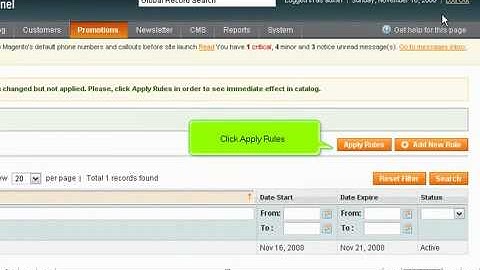 How to add and manage promotions in Magento