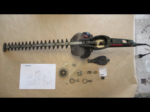 Metabo HS 8765 Engine turns, blades don' t move FIX