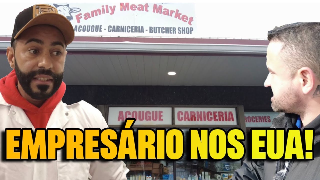 ELE ABRIU UM AÇOUGUE NOS ESTADOS UNIDOS 🇺🇸 E EU FUI LÁ VÊ