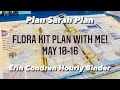 Plan With Me! | May 10-16 | Flora Kit | EC Hourly LifePlanner Binder