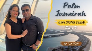 দুবাইয়ে ট্রাম এবং মনোরেল চড়ে গেলাম পাম জুমেইরাহ এবং হোটেল আটলানটিস্ | man-made island Palm Jumeirah screenshot 4