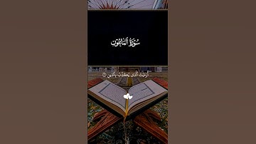 ارايت الذي يكذب بالدين فذالك الذي يدع اليتيم 🤍 من سورة #الماعون تلاوة خاشعه تريح القلب #quran #قرآن