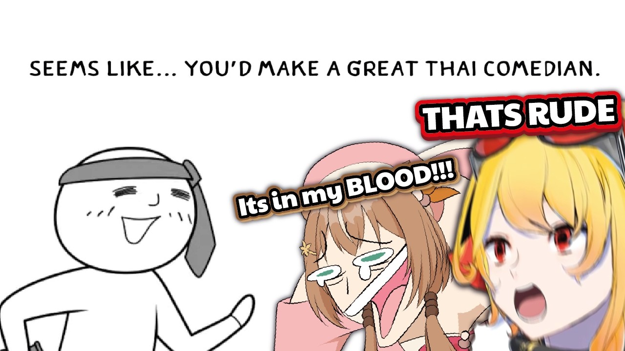 Seems like, Holo ID girls make a great THAI comedian