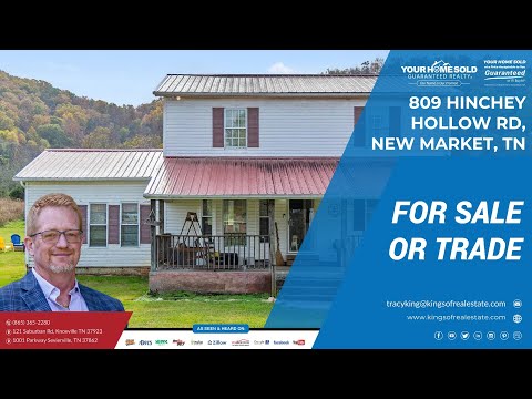 809 Hinchey Hollow Rd, New Market, TN home video tour