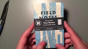 Field Notes Unboxing: Spring 2015 Two Rivers Edition
