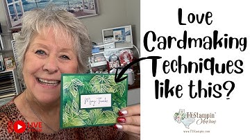 🔴 Batik Technique Cardmaking Tutorial