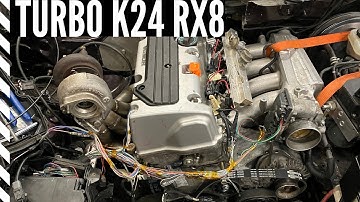 Turboing & Wiring My K24 Swapped RX8 - K24 RX8 Part 2