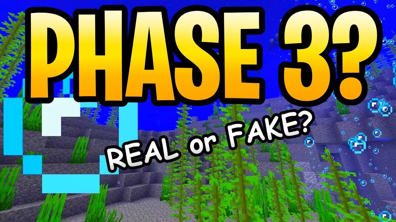 Minecraft Update Aquatic Phase 3 REAL OR FAKE? PE, PS3 
