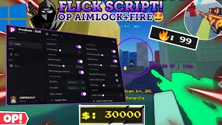 Flick OP Script Aimlock+Auto Fire Always 1st🤩,Smooth Aim✨,Skin-Changer😎,Rgb Gun,Esp &amp; More|Pc/Mobile