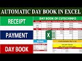 How to create day book in excel in tamil  receipt and payment
