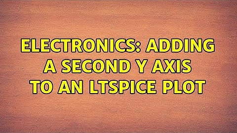 Electronics: Adding a second Y axis to an LTSpice plot