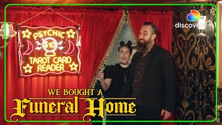 Dress to Impress for Speakeasy Reveal! | We Bought a Funeral Home | discovery+