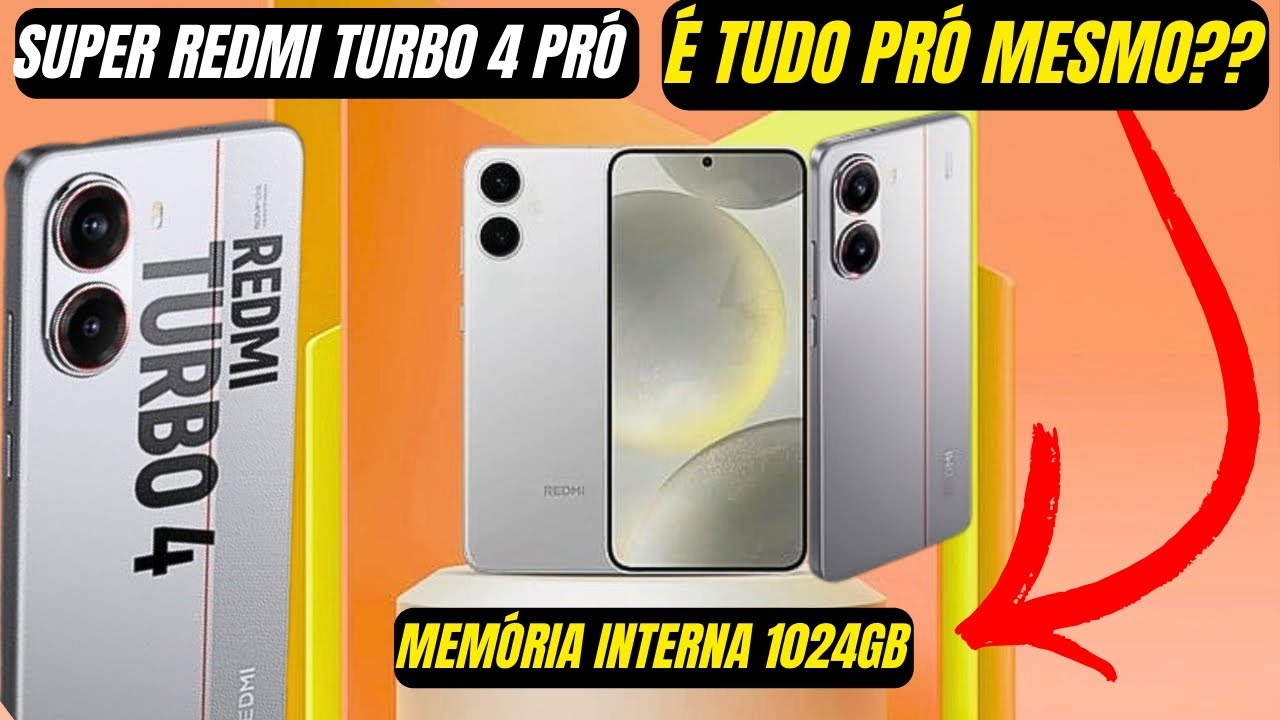REDMI TURBO 4 PRÓ CONHEÇA OS PONTOS FORTE DE NOVO SMARTPHONE