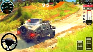 Offroad Hummer Truck Driving Game 2020 - 4x4 Jeep MUD Hill Drive - Android GamePlay #2 screenshot 5