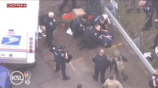 CHOPPER 5: Police arrest man in stolen USPS truck after standoff