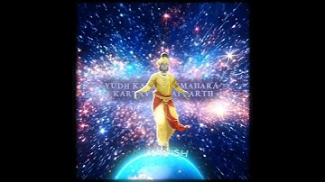 Yudh Karo Parth 🕉️ [ Lord Krishna Edit] #shorts #krishna #edit