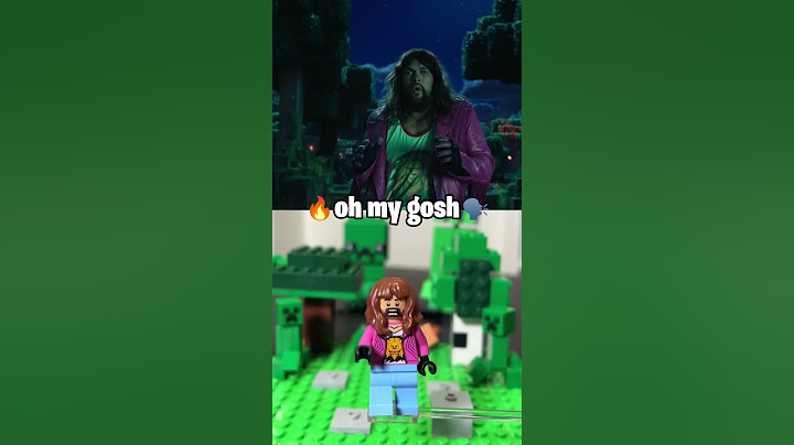 LEGO vs. trailer: a minecraft movie (creeper explosion)