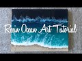 Resin Ocean Art Tutorial I Meereskunst mit Epoxidharz I Wellenwerkstatt