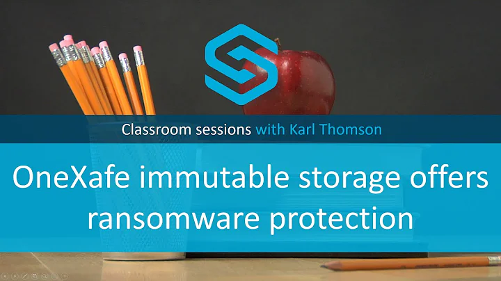 OneXafe immutable storage offers Ransomware protection