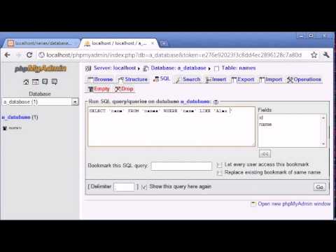 Beginner PHP Tutorial   131   LIKE With a Search Engine Example Part 2 flv