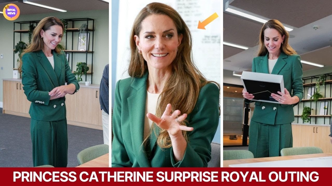 Princess Catherine WOWS in Bold Green Suit as She Interrupts Summer Break for Surprise Royal Mission