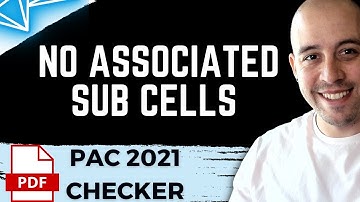 Table Header Cell Has No Associated Sub Cells | Adobe Acrobat Pro DC