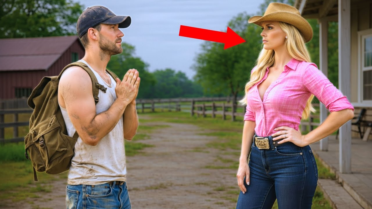 Pai solteiro procura trabalho em um rancho — sem imaginar que aquela mulher mudaria a sua vida.