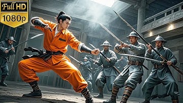 【功夫電影】日軍拿戰俘試刀，怎料戰俘竟是功夫高手，一打四絕殺日軍！#抗日 #kungfu #中国电视剧