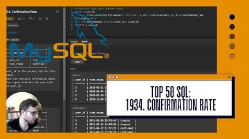 SQL Query Top 50 Tutorial: Calculating User Confirmation Rate | 1934