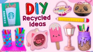 16 DIY Using Recycled Materials Ideas - School Supplies - Cute Crafts